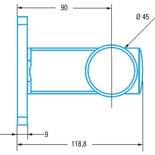 LED-Umrissleuchte Superpoint